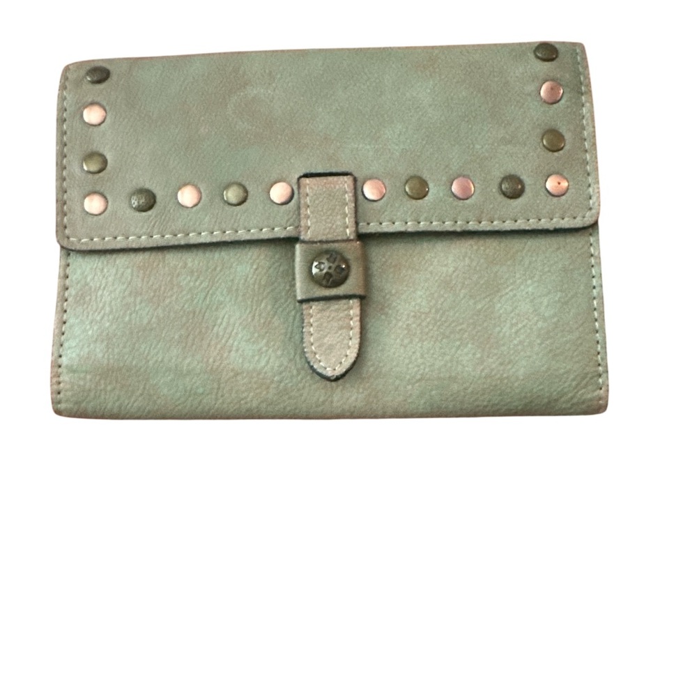Patricia Nash Green Studded Women's Wallet
